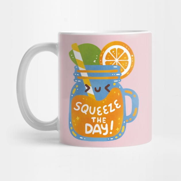 Squeeze The Day Orange by Figberrytea